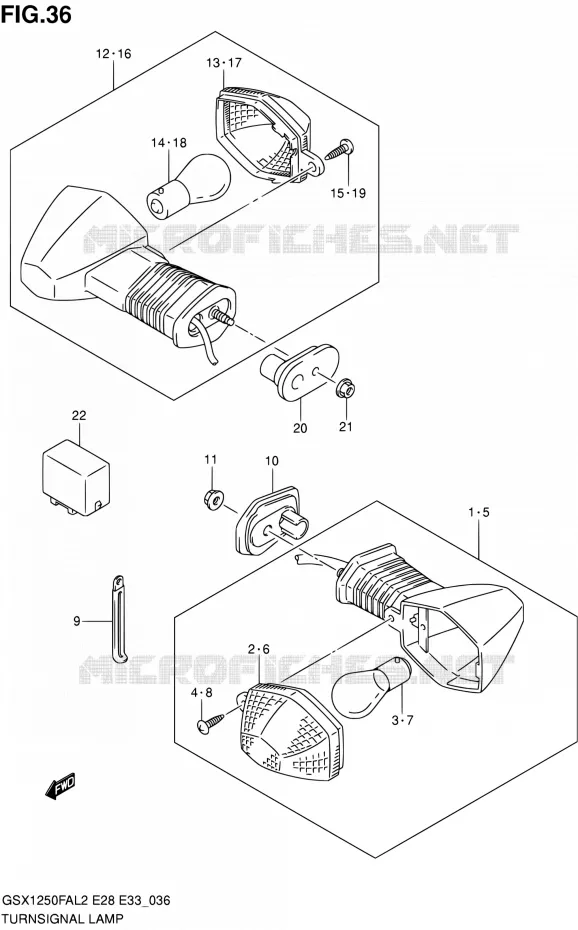 INDICATOREN Suzuki MOTO 1250 GSX-F 2012  GSX1250FAL2(E03,E28,E33)