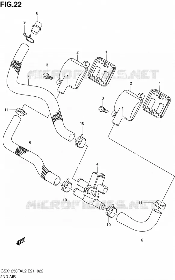ANTI VERVUILINGS SYSTEM Suzuki MOTO 1250 GSX-F 2013  GSX1250FAL2(E21)