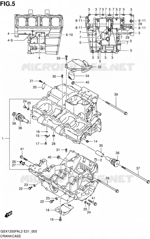 CASING Suzuki MOTO 1250 GSX-F 2013  GSX1250FAL2(E21)