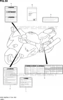 ETIKET voor Suzuki HAYABUSA 1300 2013