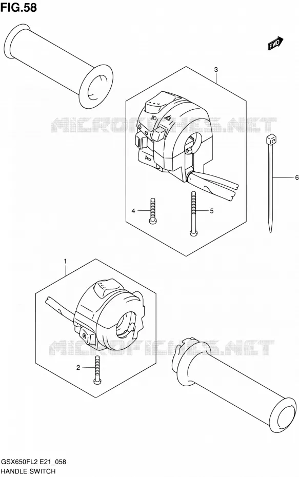SCHAKELAARS Suzuki MOTO 650 GSX-F 2012  GSX650FL2(E24)