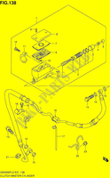 CLUTCH HOOFDREMCILINDER voor Suzuki GSX-F 650 2015