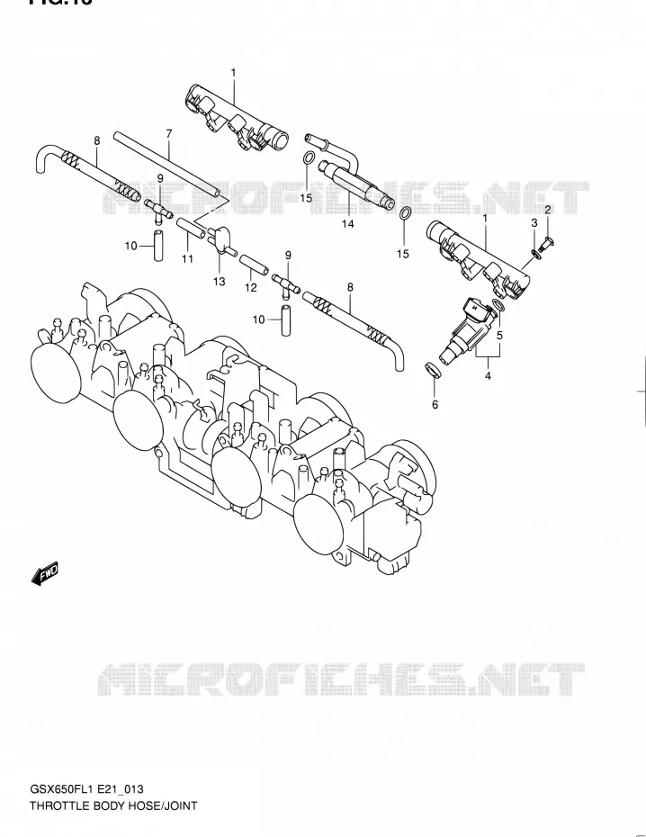 GASKLEPHUIS Suzuki MOTO 650 GSX-F 2011  GSX650FUL1(E24)