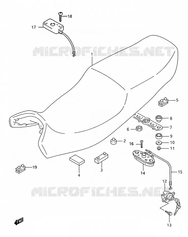 SEAT Suzuki MOTO 750 GSX-F 1994  GSX750F R (E03,E28,E33)