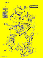 BOVENSTE KUIP MODEL H/J voor Suzuki CAVALCADE 1400 1987