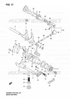 SCHAKELEN ASSY voor Suzuki MARAUDER 250 2007
