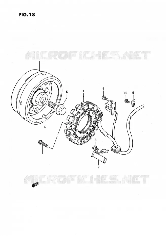 ONTSTEKING Suzuki MOTO 650 SAVAGE 1990  LS650PL(E24)