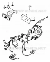 BEDRADING (E02,E21,E22,E24) voor Suzuki RG 250 1990