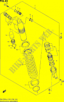 ACHTER SCHOKDEMPER (RM Z250L4 E03) voor Suzuki RM-Z 250 2014