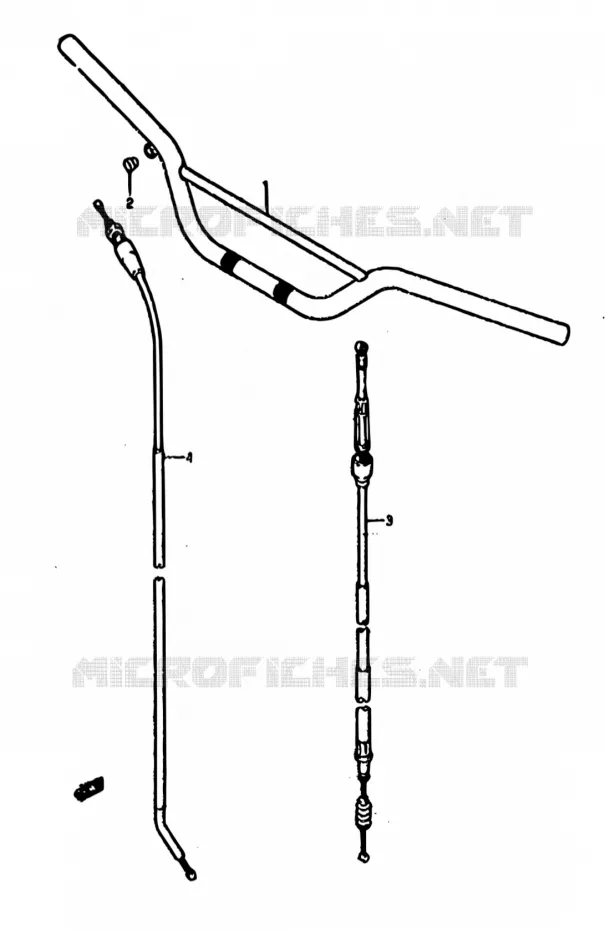 STUUR Suzuki MOTO 250 RM 1995  RM250 S (E02,E04,E24,P37)