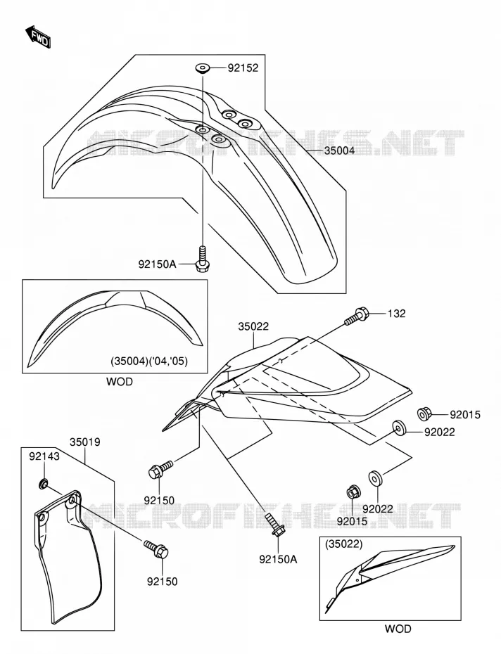 SPATBORD Suzuki MOTO 65 RM 2003  RM65K3(E03)