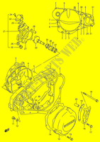 WATER POMPHUIS (MODELE L/M/N/P/R) voor Suzuki RMX 250 1994