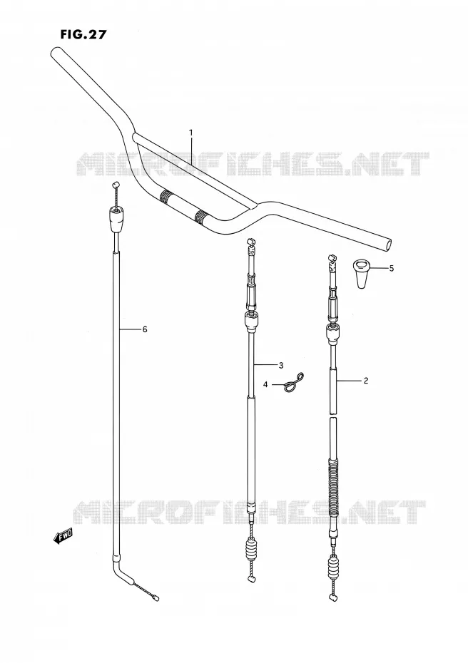 STUUR Suzuki MOTO 250 RMX 1991  RMX250 M (E03)