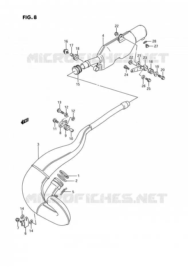 GELUIDDEMPER Suzuki MOTO 250 RMX 1993  RMX250 P (E03)
