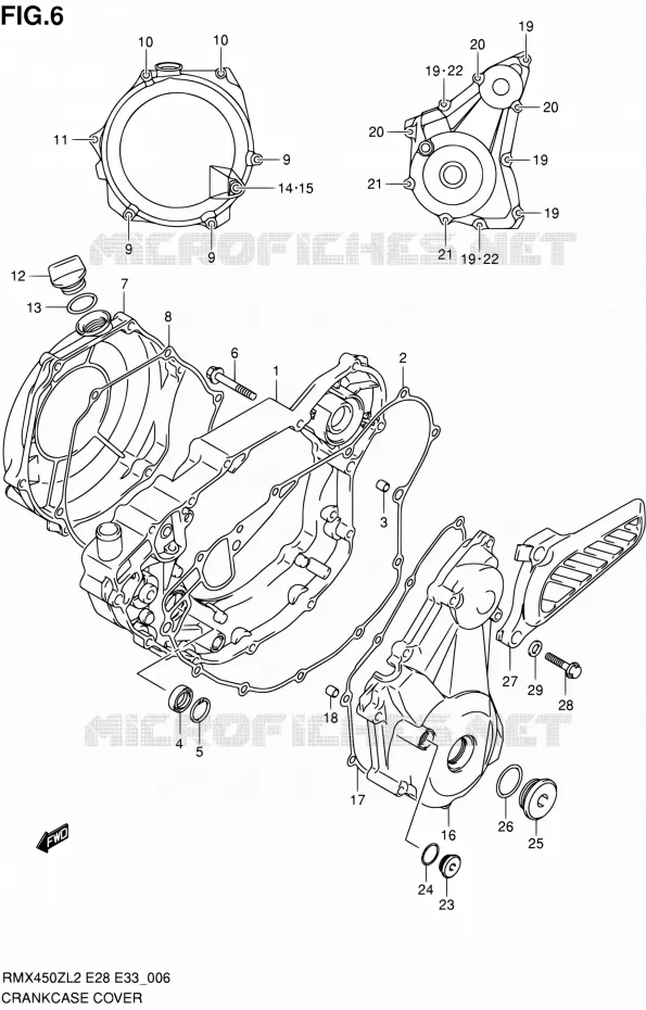 CASING Suzuki MOTO 450 RMX 2012  RMX450ZL2(E03,E28,E33)