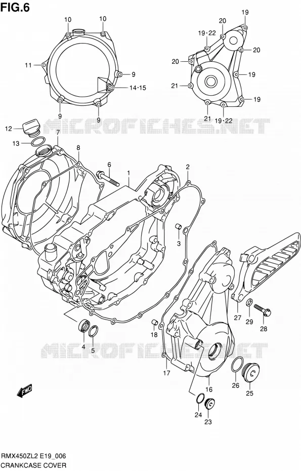 CASING Suzuki MOTO 450 RMX 2012  RMX450ZL2(E19)