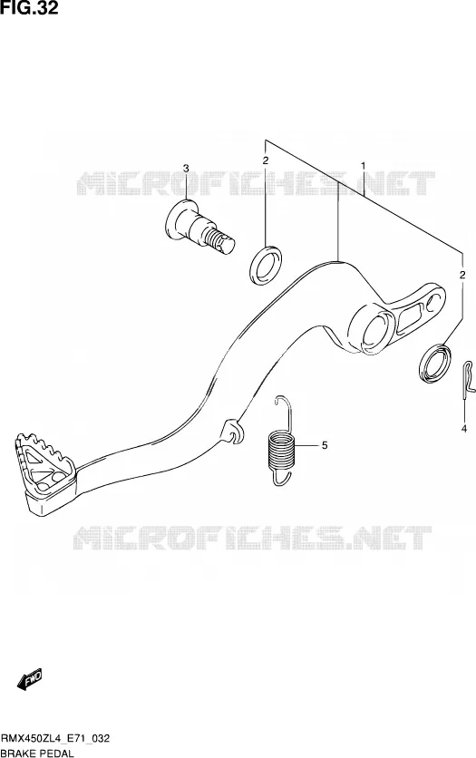 REMPEDAAL Suzuki MOTO 450 RMX 2014  RMX450Z L4 (E71)