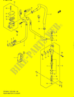 ACHTER HOOFDREMCILINDER (SFV650AL1 E28) voor Suzuki GLADIUS 650 2011