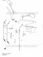 STUUR (SFV650L1 E03) VERING/REM/WIEL 650 suzuki-motorfietsen GLADIUS 2011 9146086