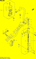 ACHTER HOOFDREMCILINDER (SFV650L3 E03) voor Suzuki GLADIUS 650 2013