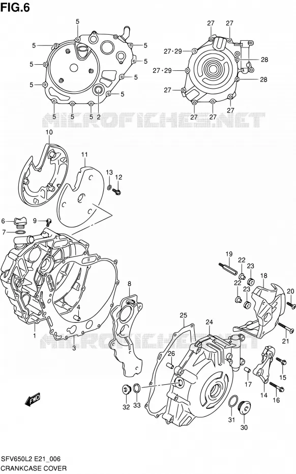 CASING Suzuki MOTO 650 GLADIUS 2012  SFV650AL2(E21)