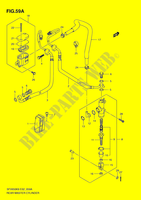 ACHTER HOOFDREMCILINDER (SFV650AK9/UAK9/AL0/UAL0) voor Suzuki GLADIUS 650 2009