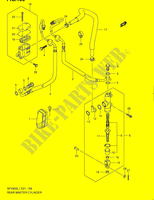 ACHTER HOOFDREMCILINDER (SFV650UAL1 E21) voor Suzuki GLADIUS 650 2011
