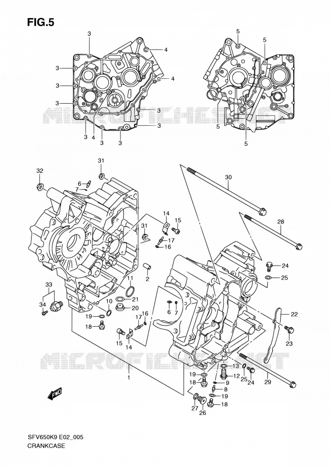 CASING Suzuki MOTO 650 GLADIUS 2009  SFV650UAK9(E24)