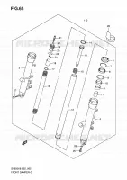 FRONT SCHOKDEMPER voor Suzuki SV 650 2009