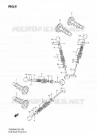 NOKKENAS   VALVES voor Suzuki SV 650 2009