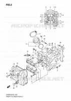 FRONT CILINDERKOP voor Suzuki SV 650 2008