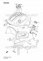 BENZINETANK (MODEL K9) voor Suzuki SV 650 2009