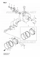 KRUKAS voor Suzuki SV 650 2009