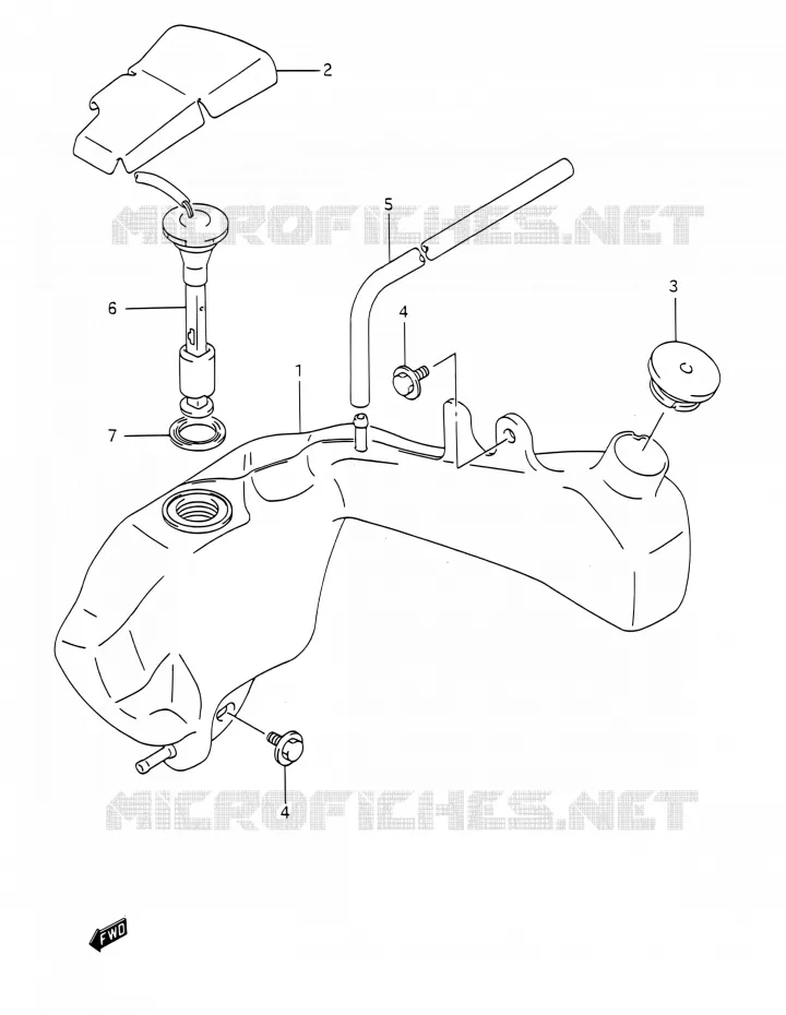 OLIE TANK Suzuki MOTO 200 TS-R 1992  TS200R N (E03,E28,E33)