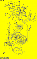 ACHTER CILINDERKOP (VL1500BL3 E03) voor Suzuki BOULEVARD 1500 2013