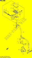 FRONT HOOFDREMCILINDER (VL1500BL3 E28) voor Suzuki BOULEVARD 1500 2013