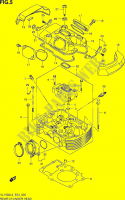 ACHTER CILINDERKOP (VL1500BL3 E24) voor Suzuki INTRUDER 1500 2013