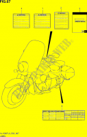 ETIKET (VL1500TL3 E02) voor Suzuki INTRUDER 1500 2013