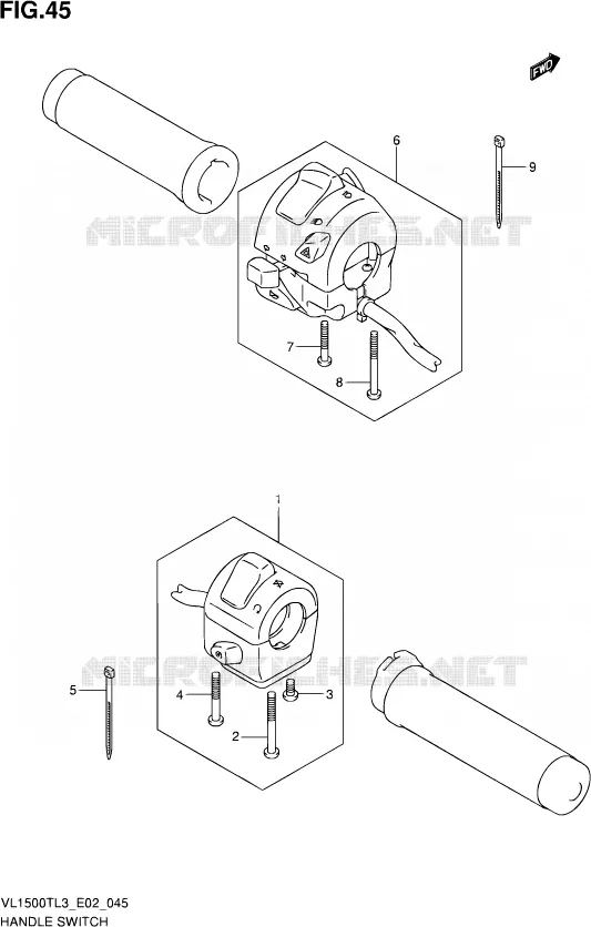 SCHAKELAARS Suzuki MOTO 1500 INTRUDER 2013  VL1500T L3 (E02)