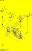 GASKLEPHUIS (VL1500TL3 E03) voor Suzuki BOULEVARD 1500 2013