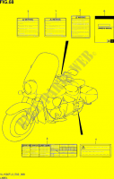 ETIKET (VL1500TL3 E19) voor Suzuki INTRUDER 1500 2013