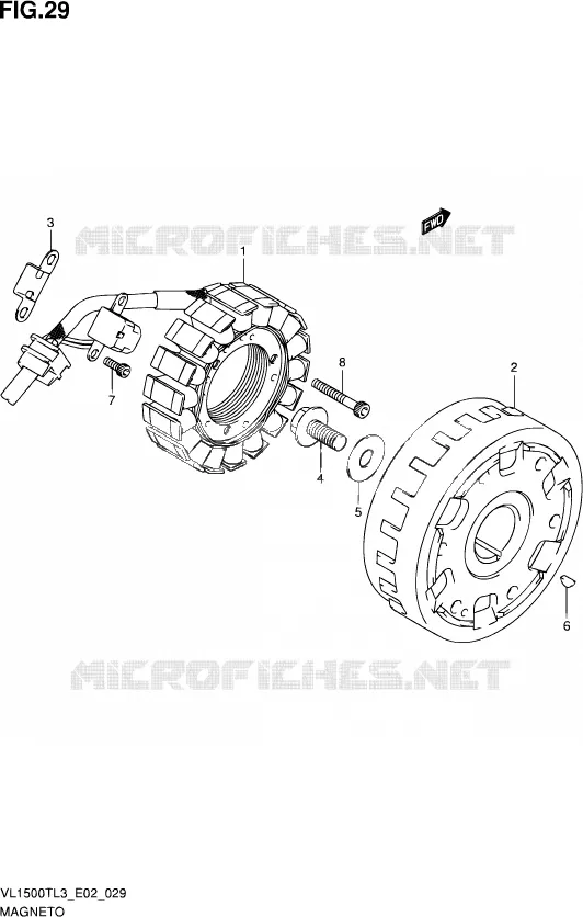 ONTSTEKING Suzuki MOTO 1500 INTRUDER 2013  VL1500T L3 (E19)