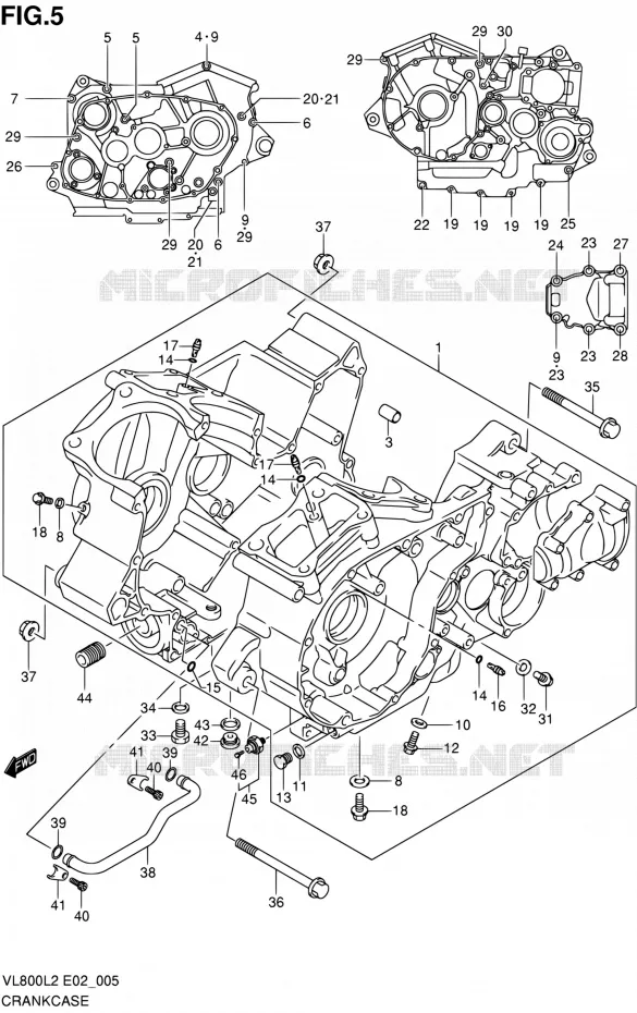CASING Suzuki MOTO 800 VOLUSIA 2012  VL800L2