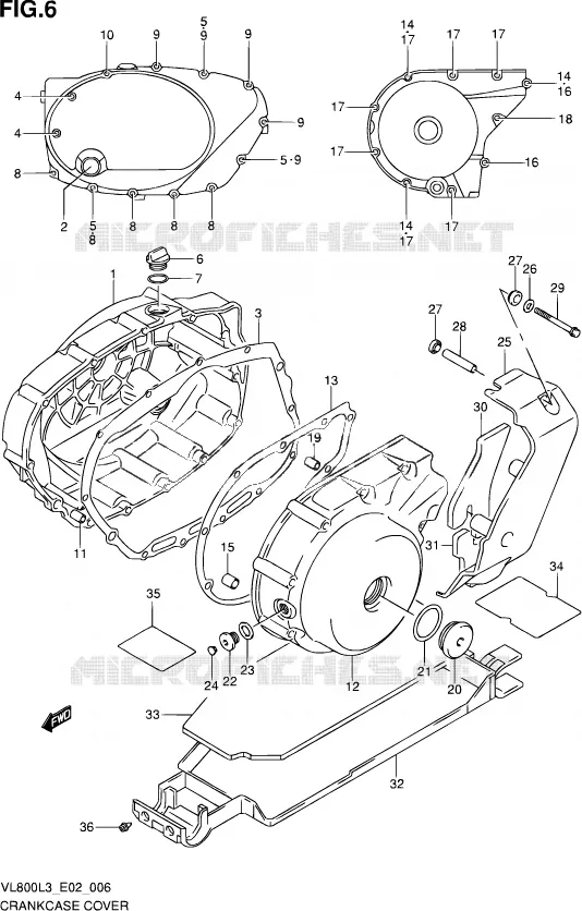 CASING Suzuki MOTO 800 VOLUSIA 2013  VL800 L3/VL800T L3 (E24)