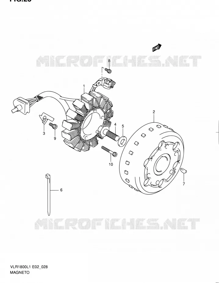 ONTSTEKING Suzuki MOTO 1800 INTRUDER 2011  VLR1800L1/VLR1800TL1(E24)