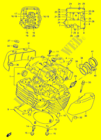 CILINDERKOP (REAR) voor Suzuki INTRUDER 1400 2003