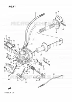 CARBURATOR (FRONT) voor Suzuki INTRUDER 750 1985
