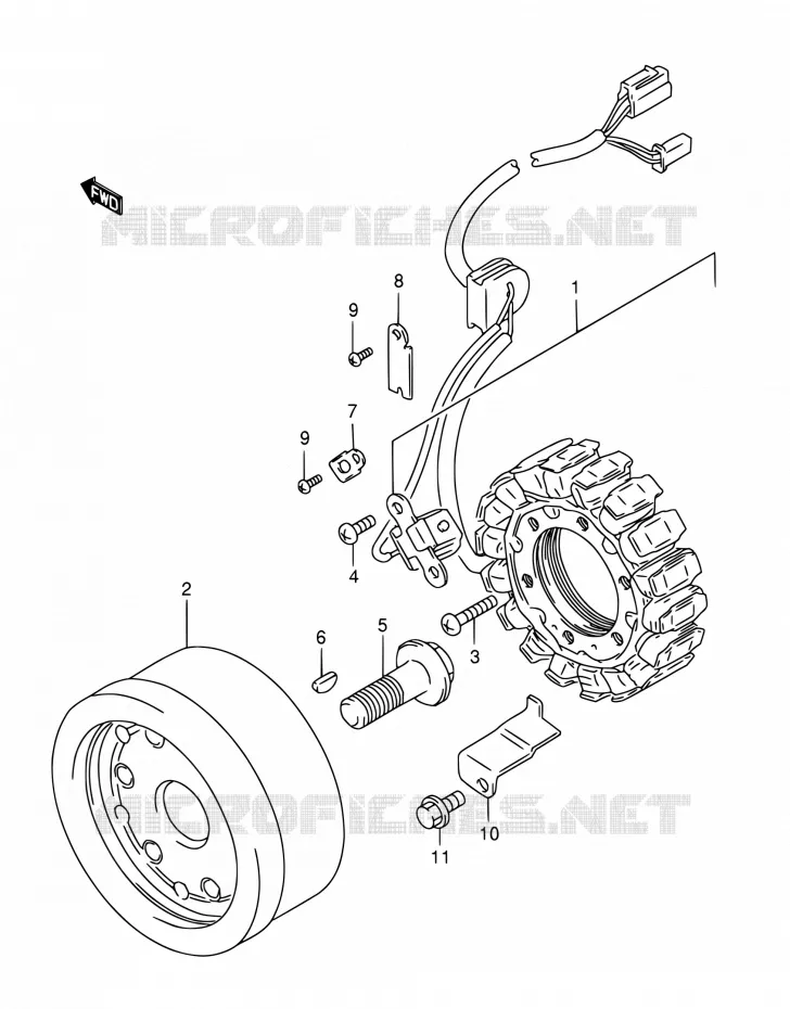 ONTSTEKING Suzuki MOTO 800 INTRUDER 2001  VS800GLK1(E22)