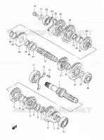 TRANSMISSION voor Suzuki INTRUDER 800 2003