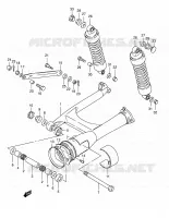 SWINGARM voor Suzuki INTRUDER 800 2003